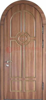 Арочная дверь с отделкой массивом ДА-35 в Белгороде