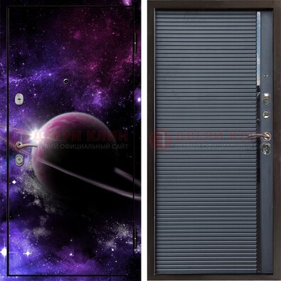 Металлическая дверь с фотопечатью Сатурна ДФ-20 в Дедовске
