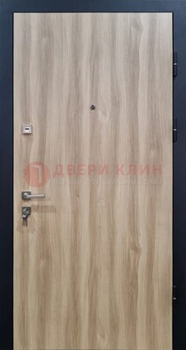 Светлая металлическая дверь с МДФ ДМ-340 в Дедовске