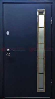 Металлическая дверь с порошковым покрытием и МДФ Белый дуб ДП-219 в Волжском