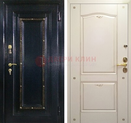 Входная дверь Дверь с золотистым декором ДПР-3 в Дедовске