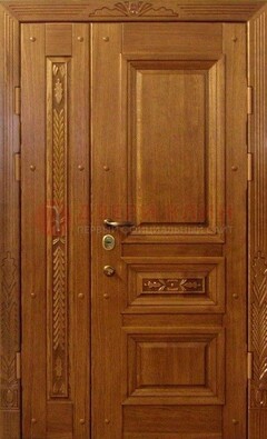 Распашная металлическая парадная дверь ДПР-62 в Дедовске