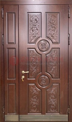 Парадная металлическая дверь с узором ДПР-74 в Дедовске