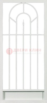 Стальная решетчатая дверь в белом цвете с пикой ДР-11 в Дедовске