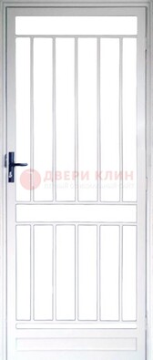 Железная решетчатая дверь белая ДР-32 в Дедовске