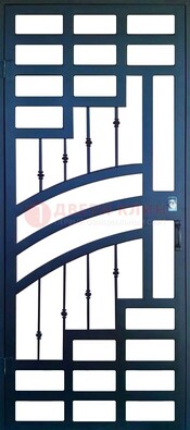 Современная металлическая решетчатая дверь ДР-38 в Дедовске