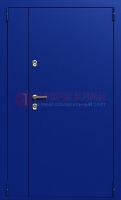 Синяя тамбурная дверь ДТМ-23 в Дедовске