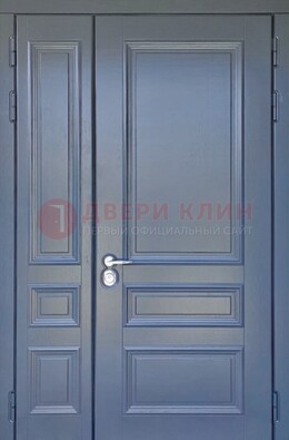 Темно-серая железная дверь с виноритом ДВТ-242 в Дедовске