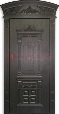 Черная стальная дверь с виноритом ДВТ-31 в Дедовске